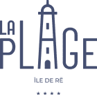 Logo La Plage Île de Ré, quatre étoiles.